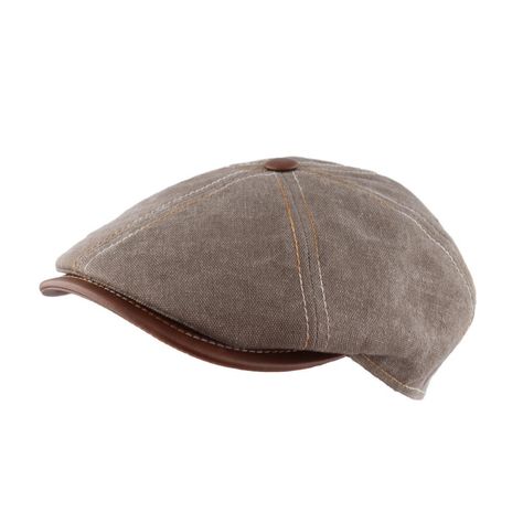 CASQUETTE 6 PANS TAUPE