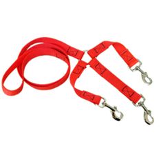 LAISSE TRIPLEUR ORANGE 1M20