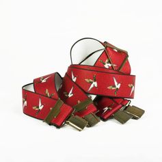 BRETELLES CANARD BORDEAUX