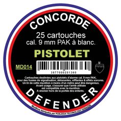 BALLES 9MM PA BLANC X50