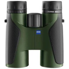 JUMELLES TERRA ED 8X42 NOIR/VERT