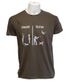 TEE SHIRT HUMORISTIQUE CHASSE KAKI