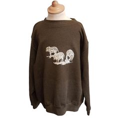 SWEAT ENFANT MARCASSINS KAKI