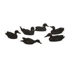 STATUE CANARDS ETAIN X6