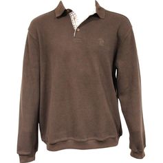 SWEAT COL BOUTONNE CHOCOLAT