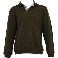 SWEAT COL BOUTONNE BRONZE