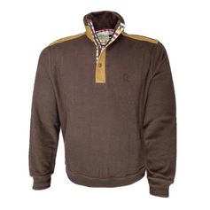 SWEAT COL PRESSION CHOCOLAT