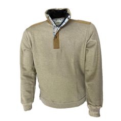 SWEAT COL PRESSION CHATAIGNE