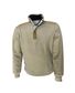SWEAT COL ZIP PRESSION CHATAIGNE
