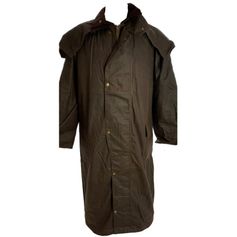 MANTEAU HUILE MARRON
