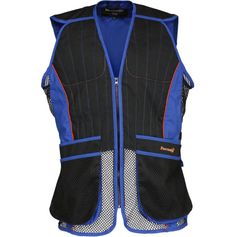GILET BALL TRAP EVO BLEU NOIR
