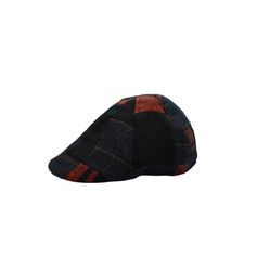 CASQUETTE LAINE PATCHWORK ORANGE 55