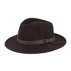 CHAPEAU LAINE MARRON