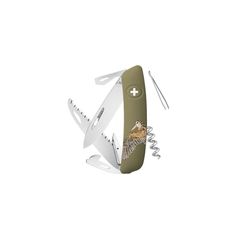 COUTEAU 12 MULTIFONCTIONS OLIVE BECASSE