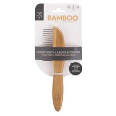 PEIGNE DENTS LARGES BAMBOU