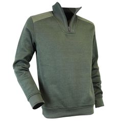 PULL COL ZIP ARIZONA KAKI