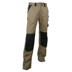 PANTALON DE TRAVAIL BEIGE/NOIR