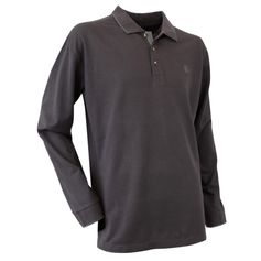 POLO MANCHES LONGUES SYLVAIN GRIS