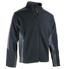 VESTE POLAIRE POLAR NOIR/GRIS CHINE