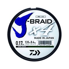 TRESSE JBRAID 4B JAUNE 135M