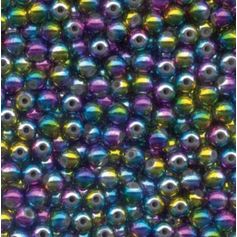PERLES ARC-EN-CIEL 5 MM X50