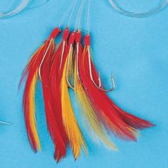 BAS DE LIGNE PLUME CLASSIC 5HAM 2/0 RGE/