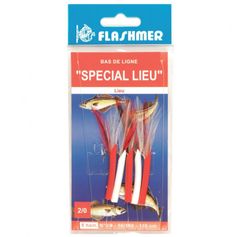 BAS DE LIGNE SPECIAL LIEU 5HAM 2/0 R/BL