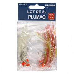 BAS DE LIGNE PLUME ASSORTIE X5