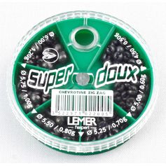 PLOMB BOITE CHEVROTINE ZIG-ZAG X6