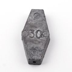 PLOMB HEXAGONAL LISSE 10G*8