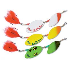 CUILLER TANDEM BROCHET ROUGE BLANC 18G