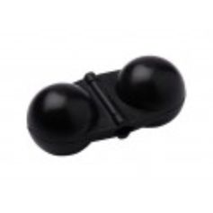 BILLE SONORE DOUBLES NOIRES X3