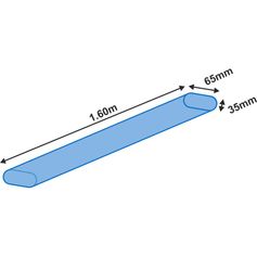 TUBE PROTEGE KIT OVALE 1M60