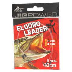 NYLON FLUOROCARBON 40CM X2