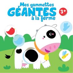 LIVRE MES GOMMETTES GEANTES A LA FERME V