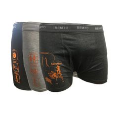 LOT DE 3 BOXERS HUMORISTIQUES
