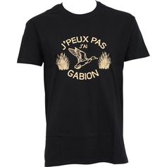 TSHIRT JPEUX PAS JAI GABION NOIR