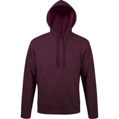 SWEAT HOODIE UNI BORDEAU