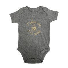 BODY GRIS J'PEUX PAS J'AI PECHE