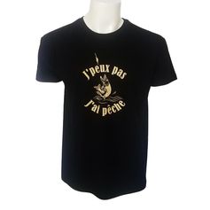 TSHIRT ENFANT JPEUX PAS PECHE NOIR