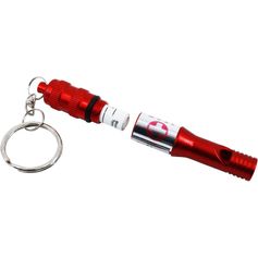 SIFFLET DE SECOURS ALU AVEC CAPUCHON