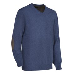 PULL COL V WELSON BLEU