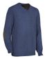 PULL COL V WELSON BLEU