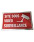 PLAQUE ALU SITE SOUS VIDEO SURV
