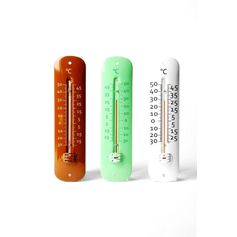 THERMOMETRE METAL 19CM GRIS OU BLANC