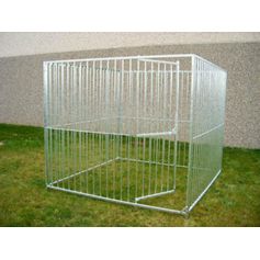 PANNEAU DE CHENIL A BARREAUX+PORTE2M