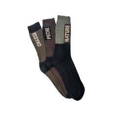 LOT 3 PAIRES CHAUSSETTES OUTDOOR