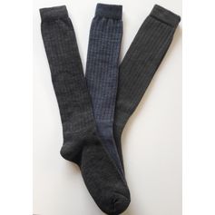 LOT DE 3 MI BAS BOTTES JEAN/MARRON/