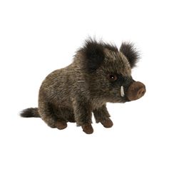 PELUCHE SANGLIER ASSIS H20CM L28CM