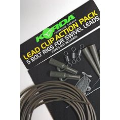 PACK LEADCORE LEADER RING SWIVEL